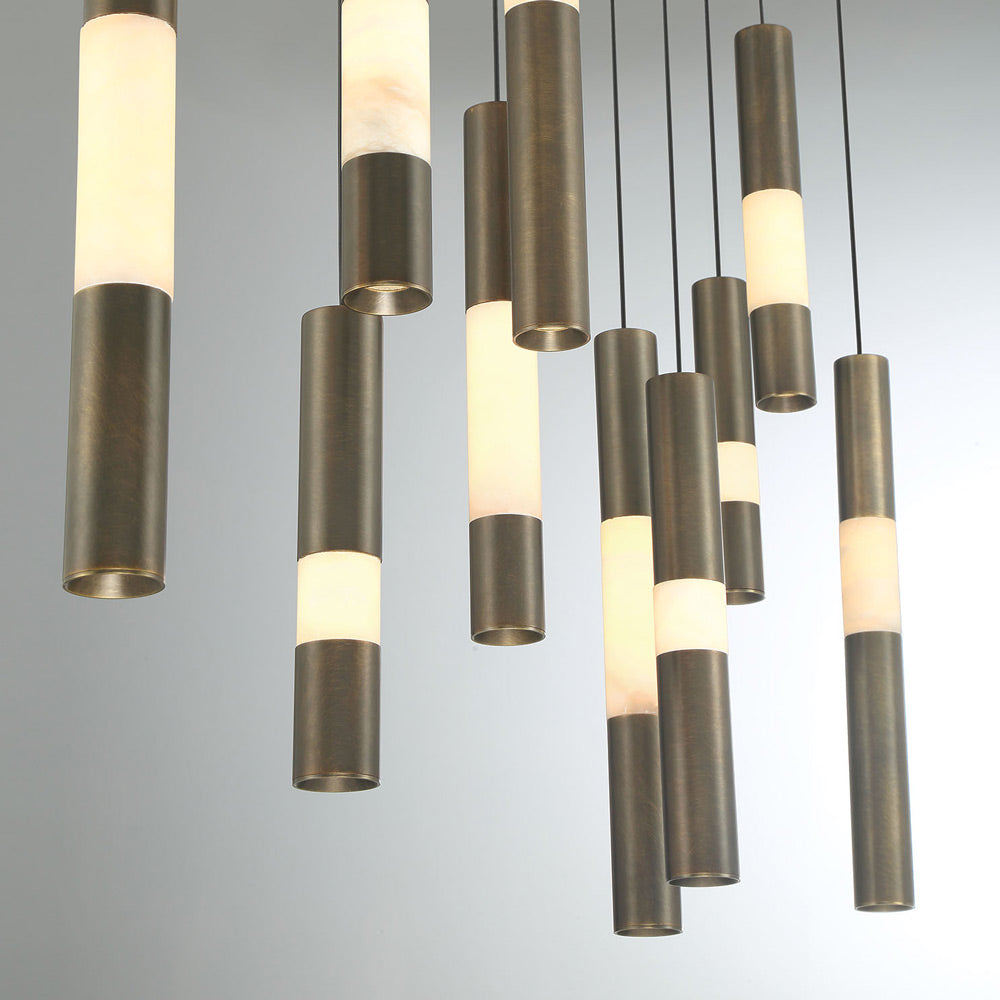 Ronda Linear LED Chandelier in Detail.