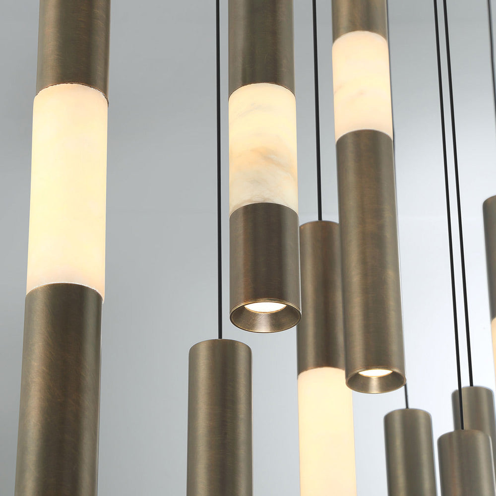 Ronda Linear LED Chandelier in Detail.