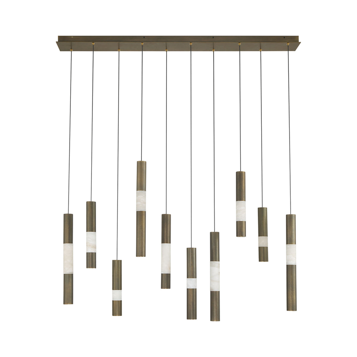 Ronda Linear LED Chandelier in Detail.