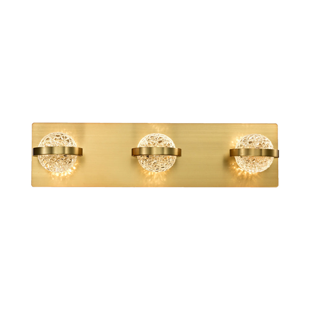 Ryder LED Bath Vanity Light in Gold (3-Light).