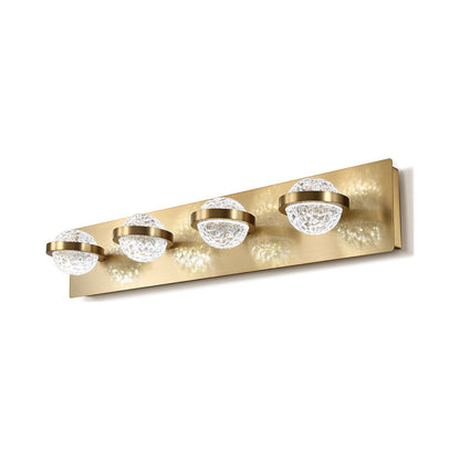 Ryder LED Bath Vanity Light in Gold (4-Light).