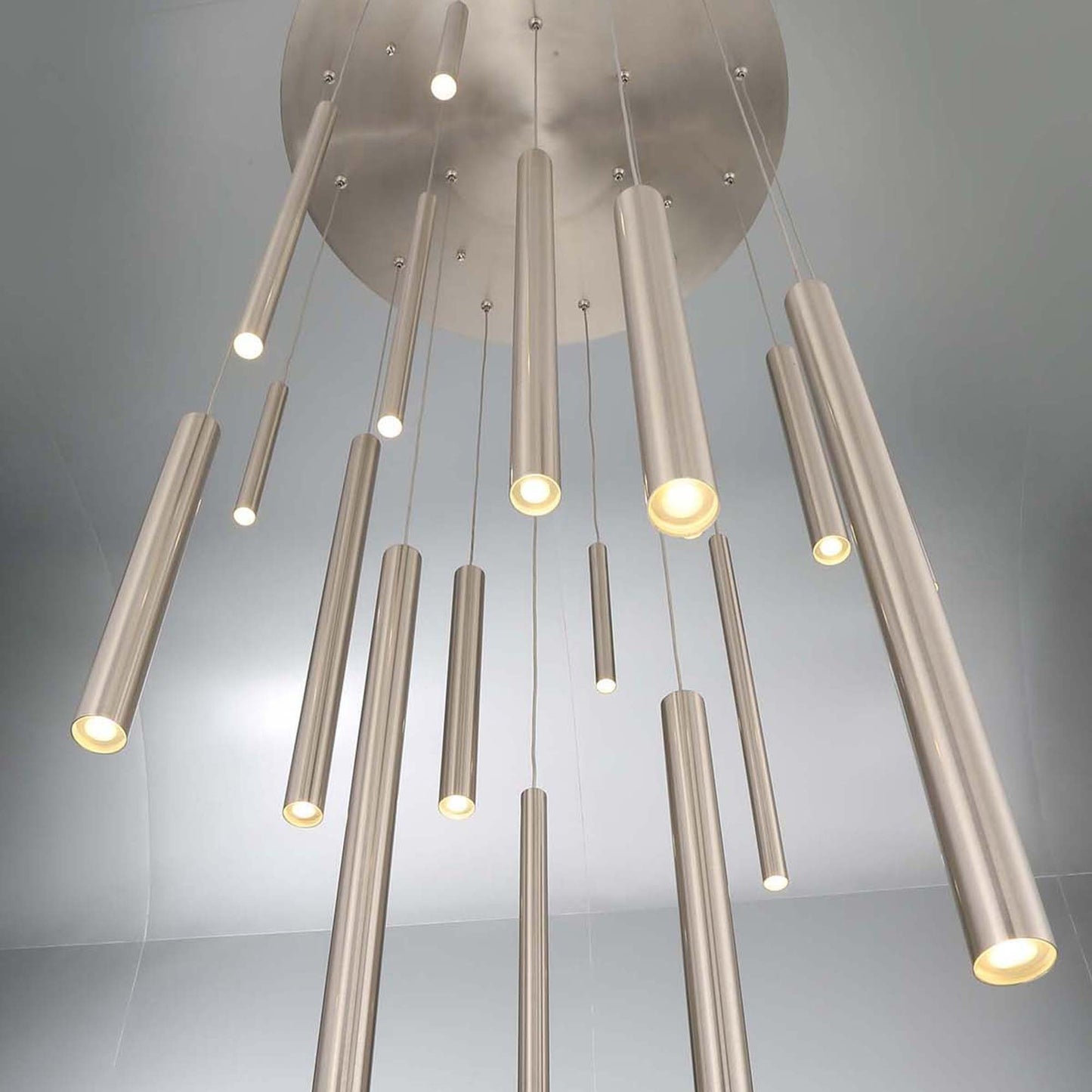 Santana LED Multi Light Chandelier in Detail.