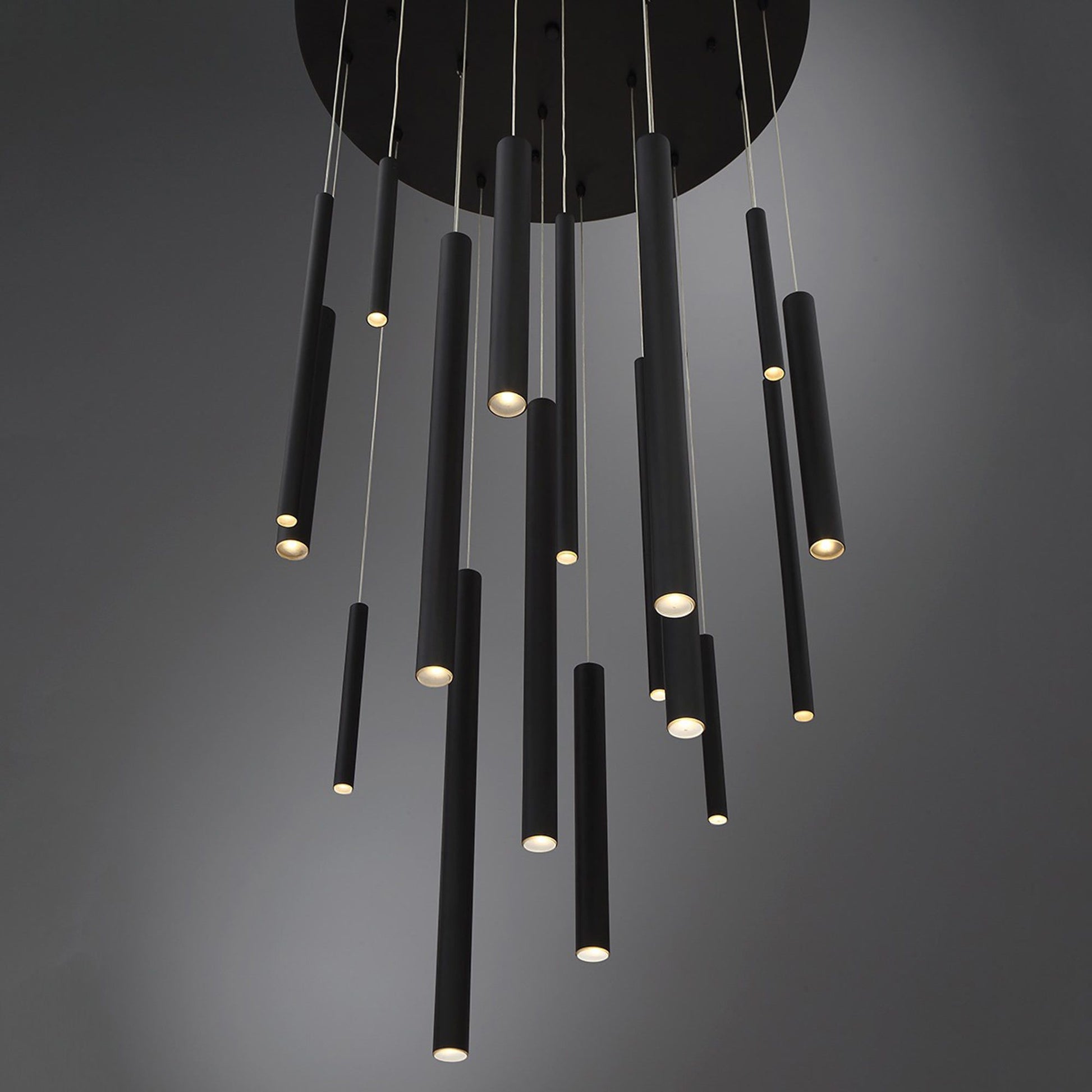 Santana LED Multi Light Chandelier in Detail.