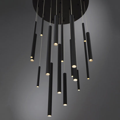 Santana LED Multi Light Chandelier in Detail.