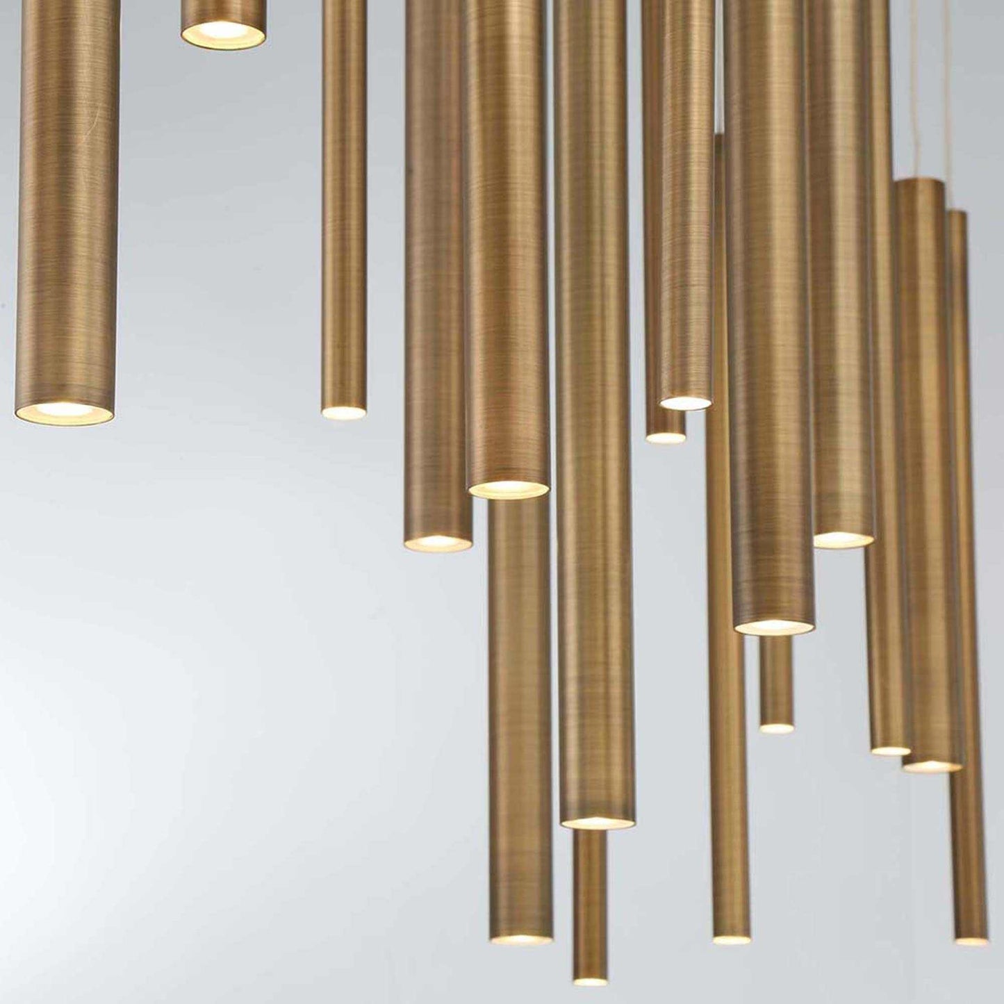 Santana LED Multi Light Chandelier in Detail.