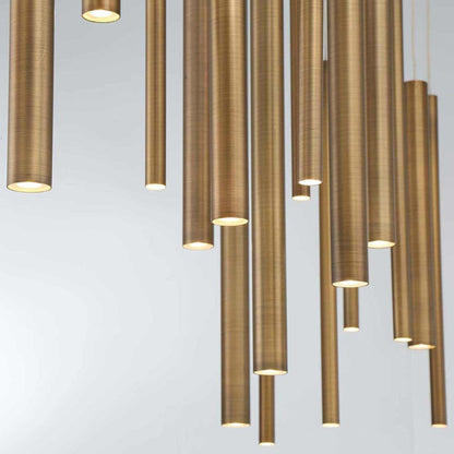 Santana LED Multi Light Chandelier in Detail.