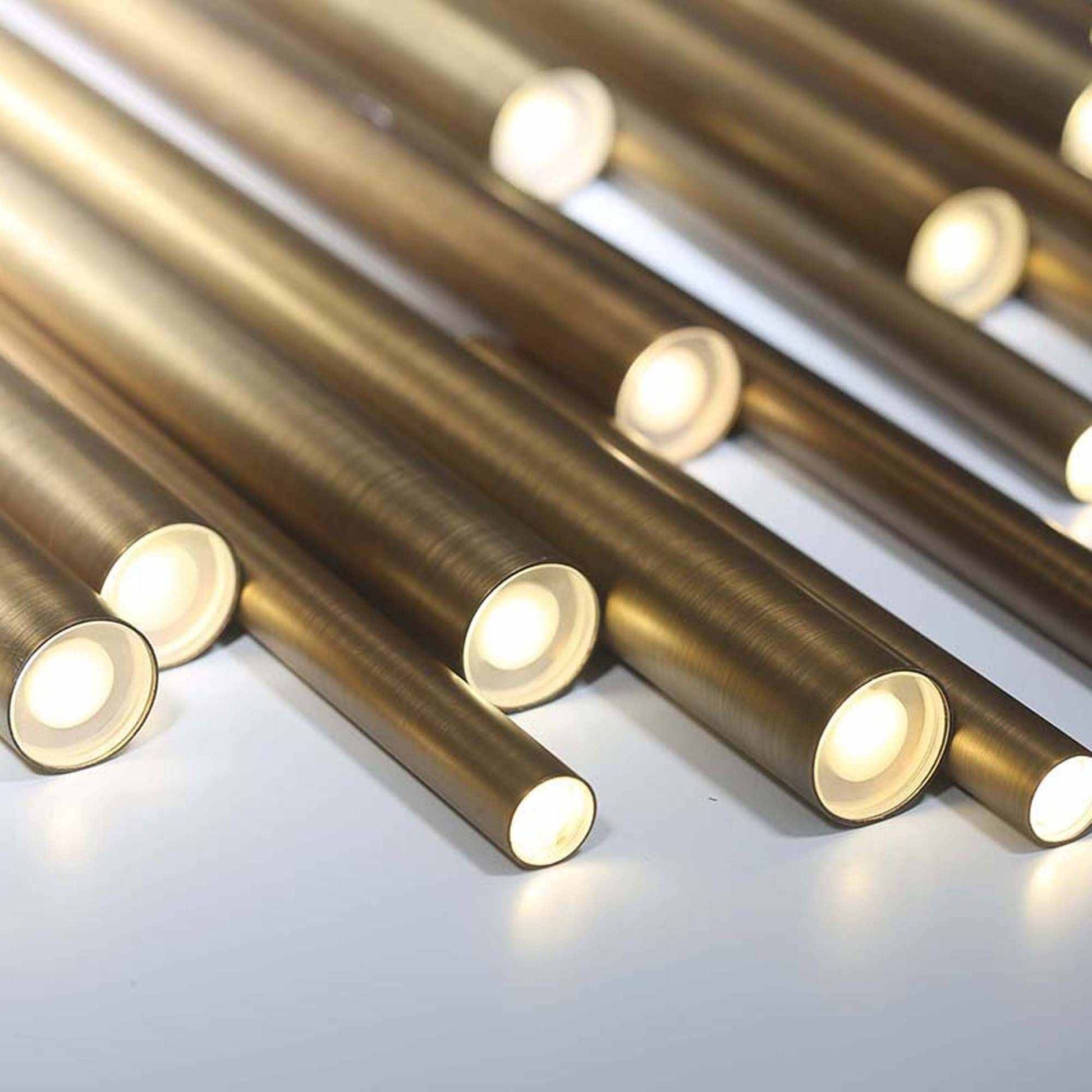 Santana LED Multi Light Chandelier in Detail.
