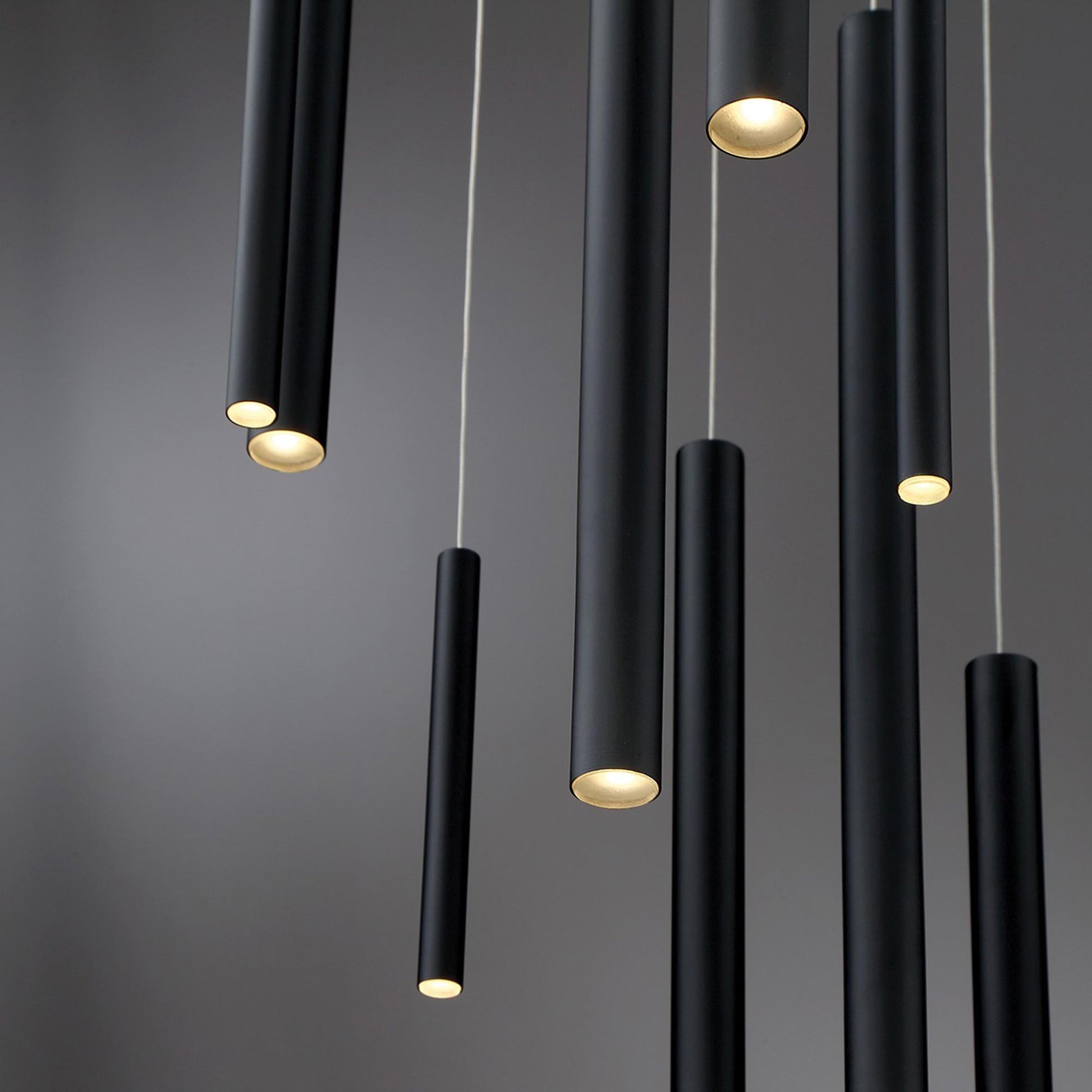 Santana LED Multi Light Chandelier in Detail.