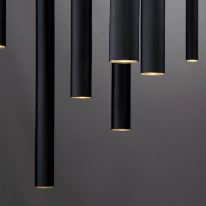 Santana LED Multi Light Chandelier in Detail.