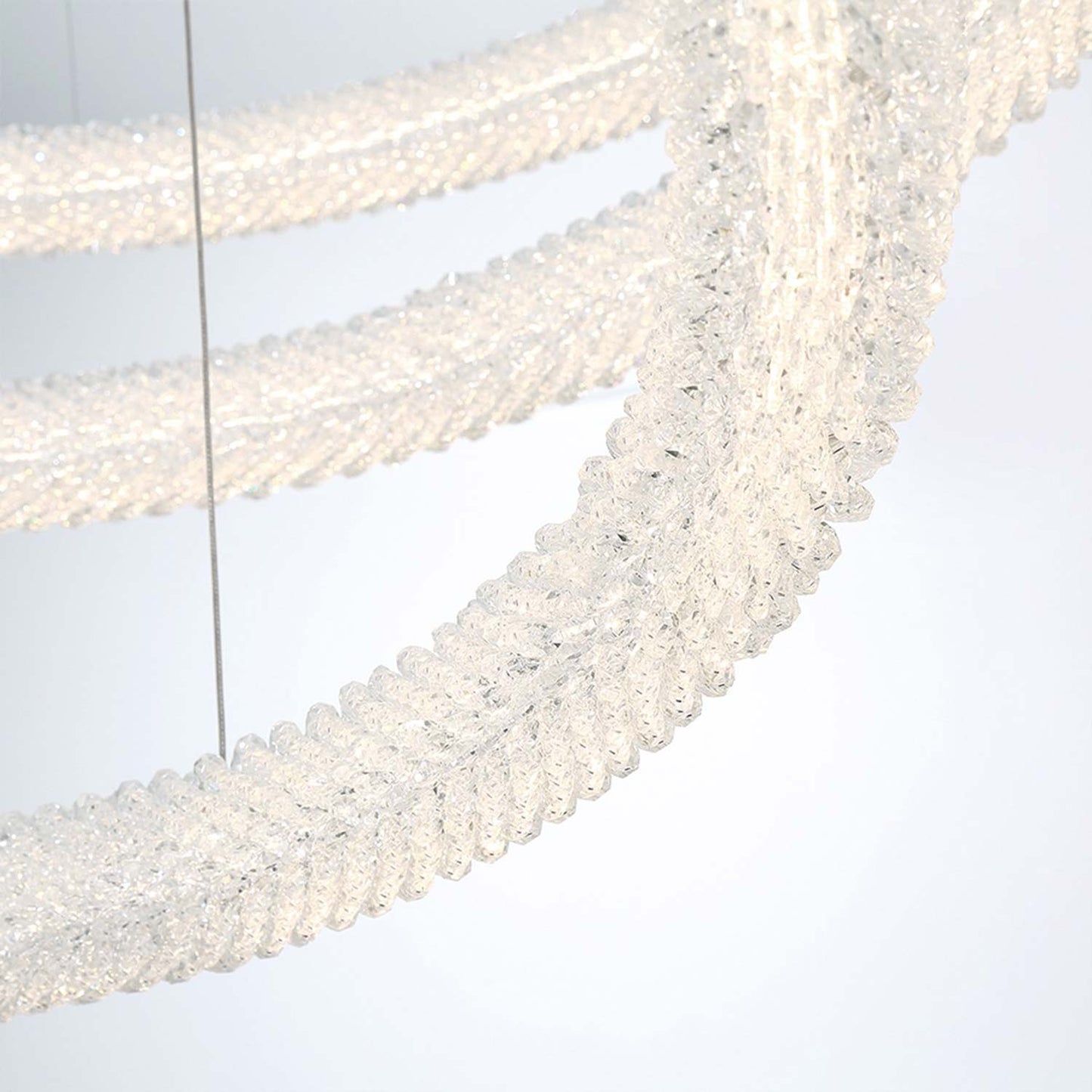Sassi LED Multi Light Chandelier in Detail.