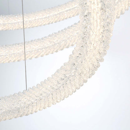 Sassi LED Multi Light Chandelier in Detail.
