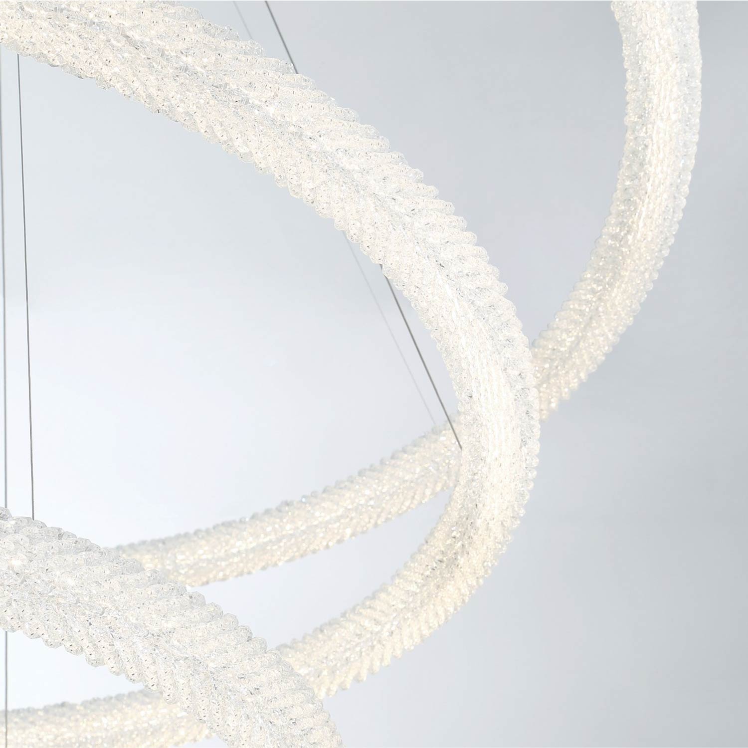 Sassi LED Multi Light Chandelier in Detail.