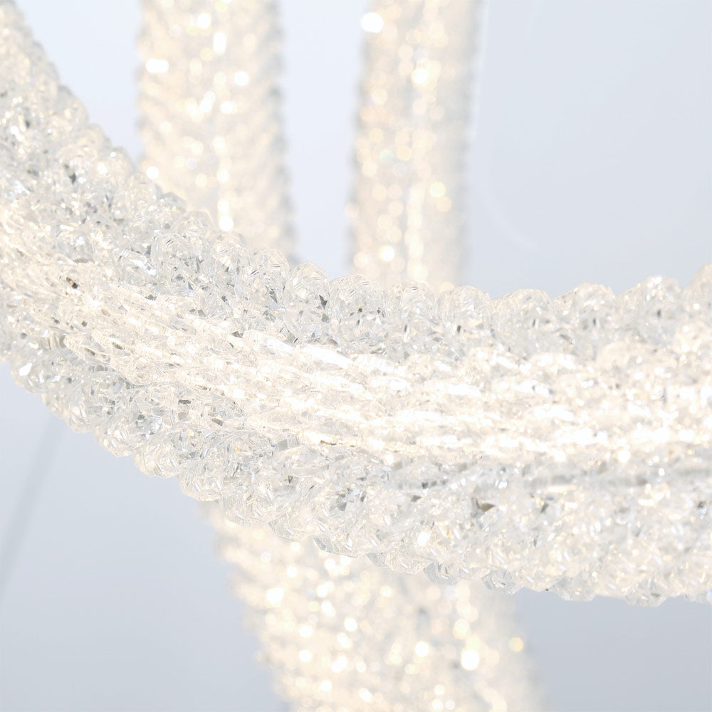 Sassi LED Multi Light Chandelier in Detail.