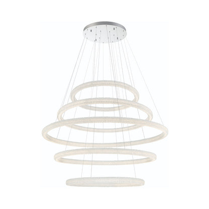 Sassi LED Multi Light Chandelier in Detail.