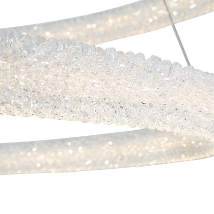 Sassi LED Multi Light Chandelier in Detail.