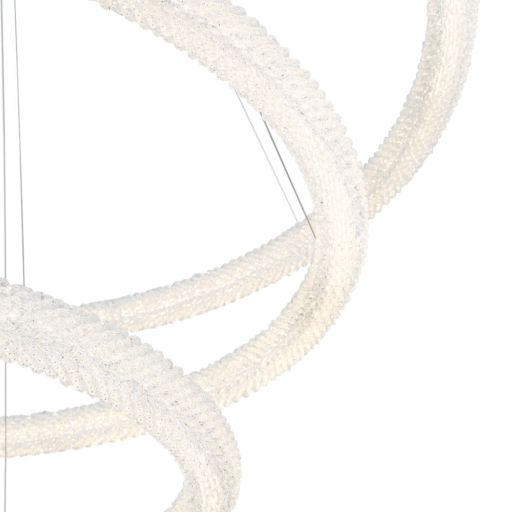 Sassi LED Multi Light Chandelier in Detail.