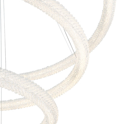 Sassi LED Multi Light Chandelier in Detail.