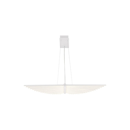 Seraph LED Linear Pendant Light in White (Large).