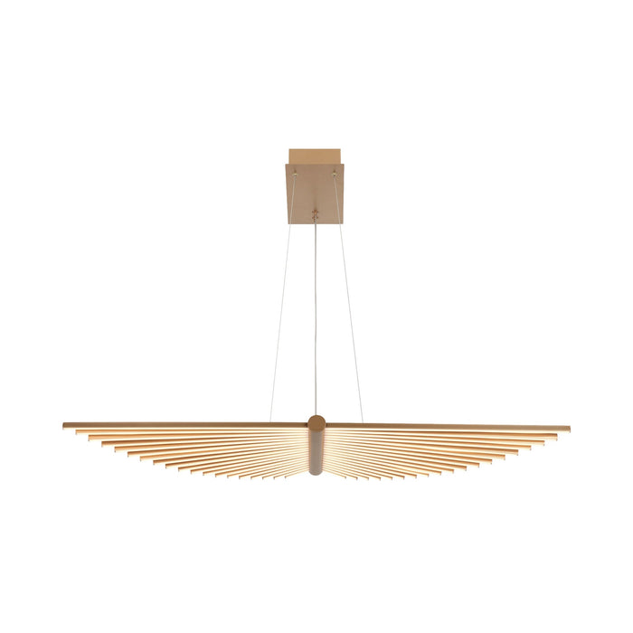Seraph LED Linear Pendant Light in Gold (Small).