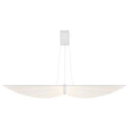 Seraph LED Linear Pendant Light in White (Small).