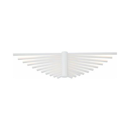 Seraph LED Wall Light in Matte White.