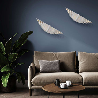 Seraph LED Wall Light in living room.