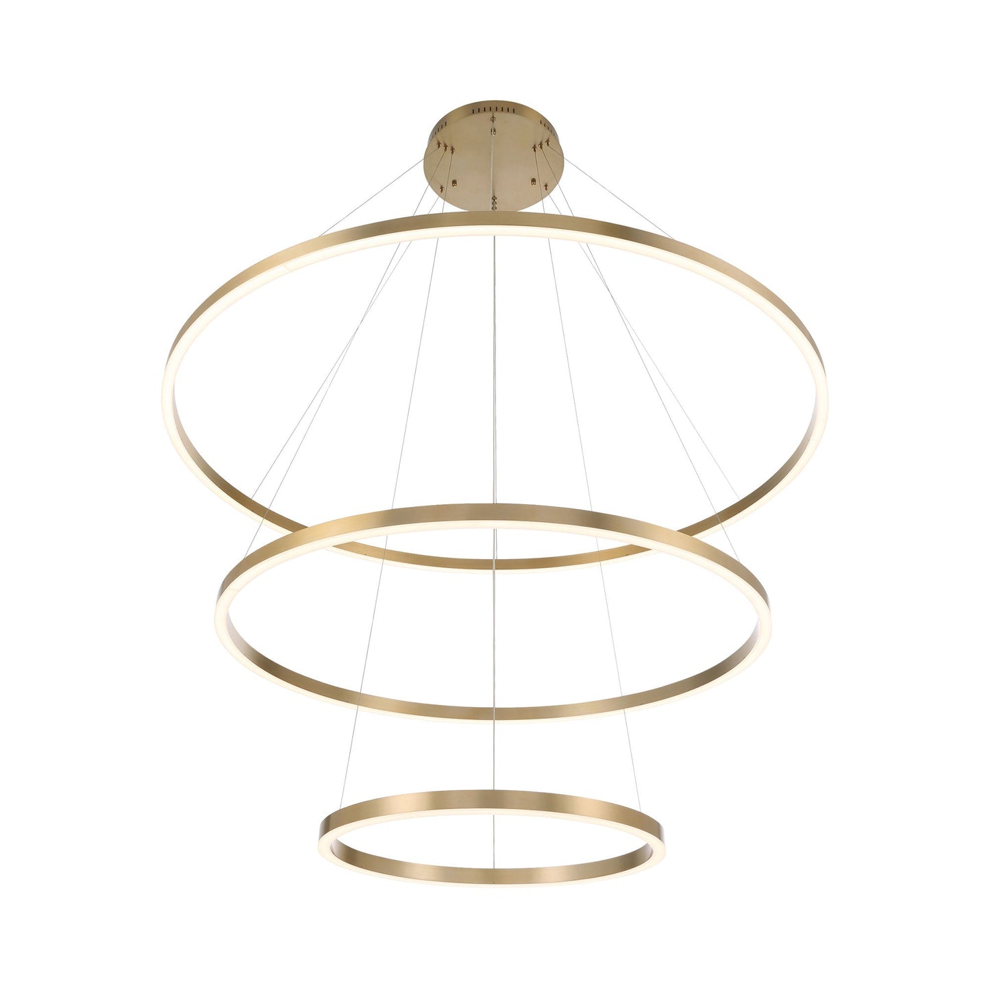 Spunto LED Multi Tier Chandelier in Gold.