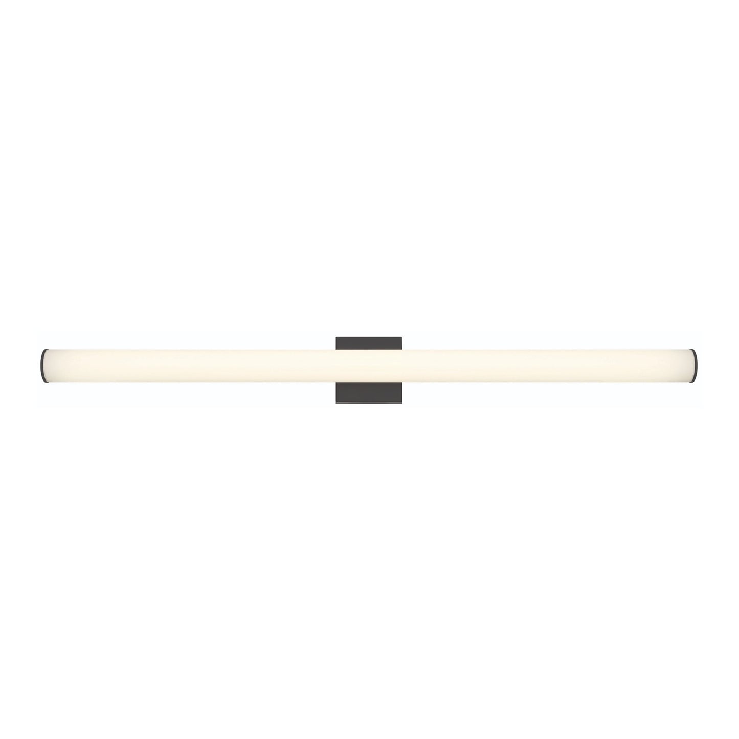 Stepridge LED Bath Vanity Light in Black (48-Inch).