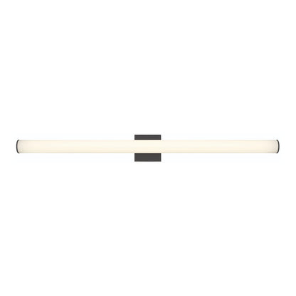 Stepridge LED Bath Vanity Light in Black (48-Inch).