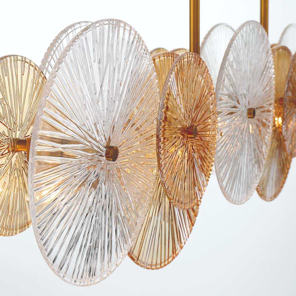 Sue-Anne Linear Chandelier in Detail.