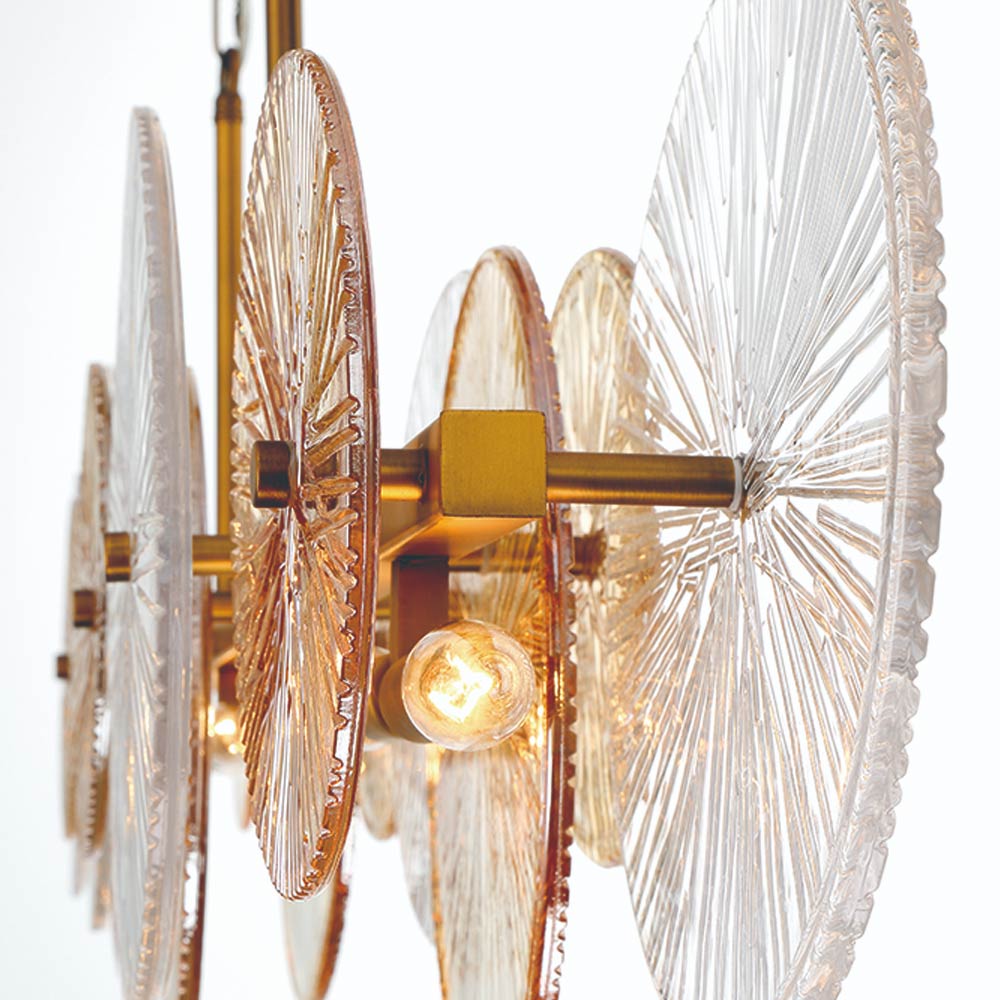 Sue-Anne Linear Chandelier in Detail.