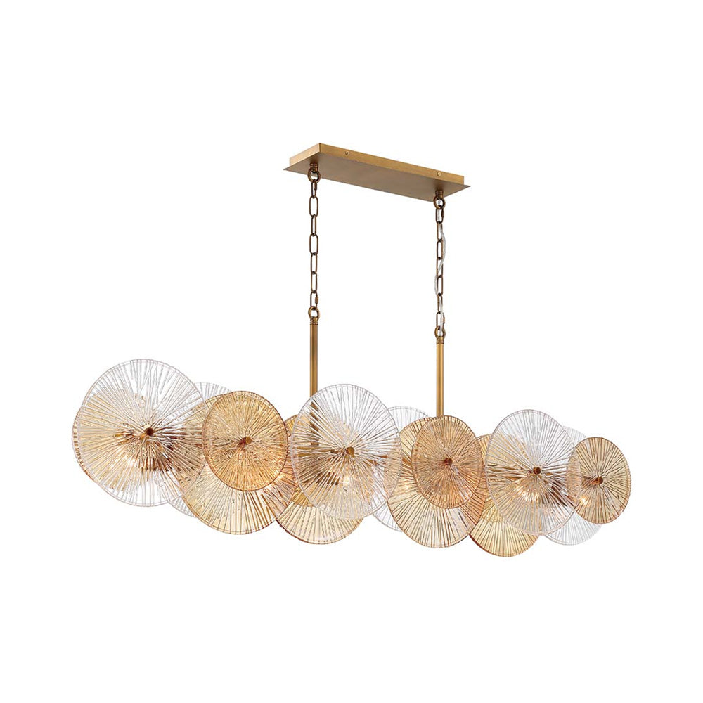 Sue-Anne Linear Chandelier in Detail.