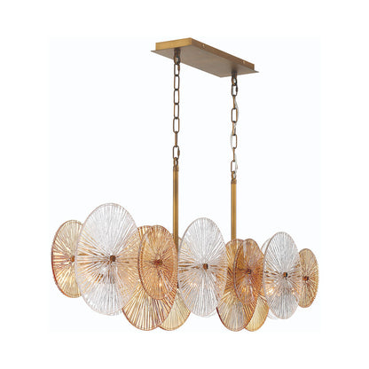Sue-Anne Linear Chandelier in Detail.