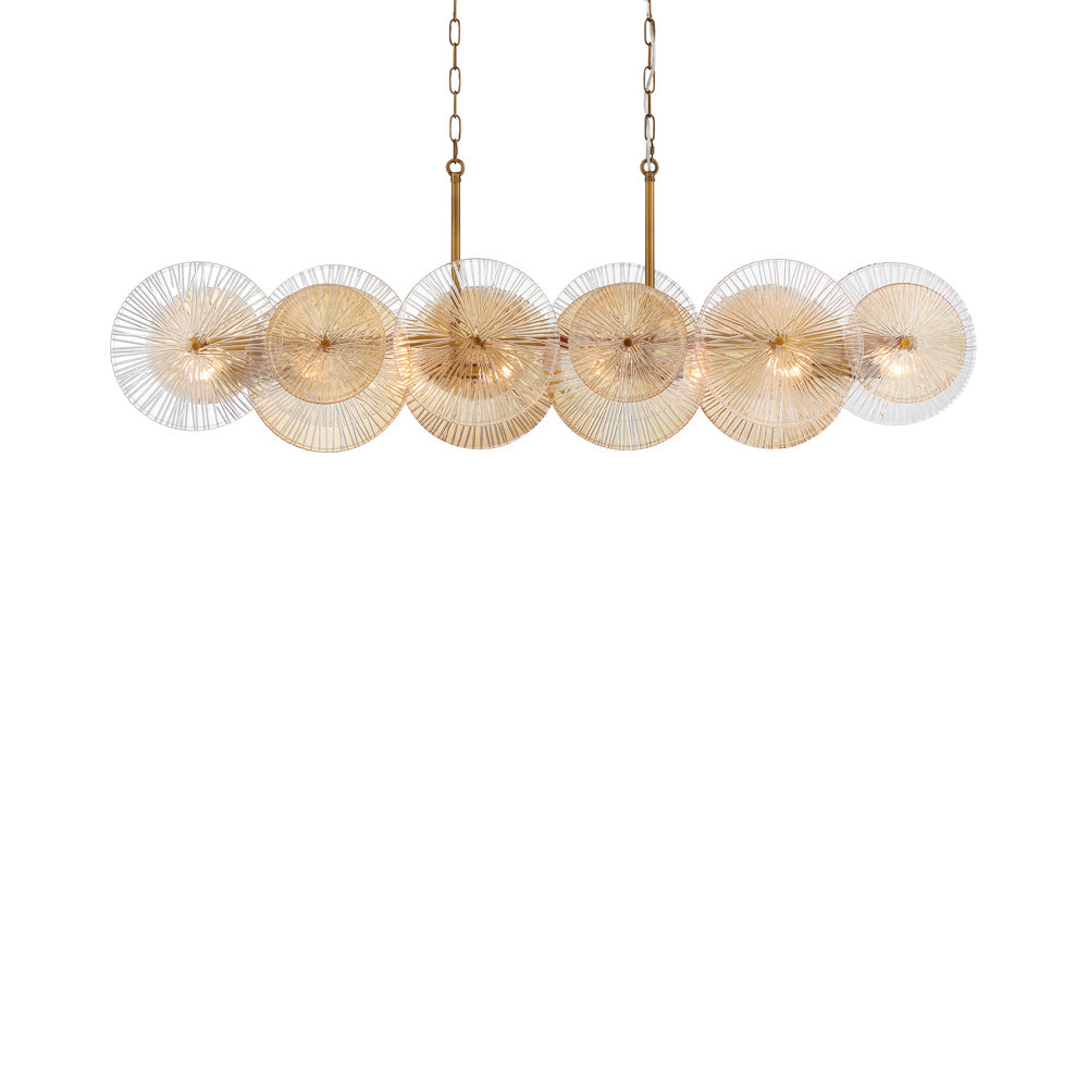 Sue-Anne Linear Chandelier in Detail.