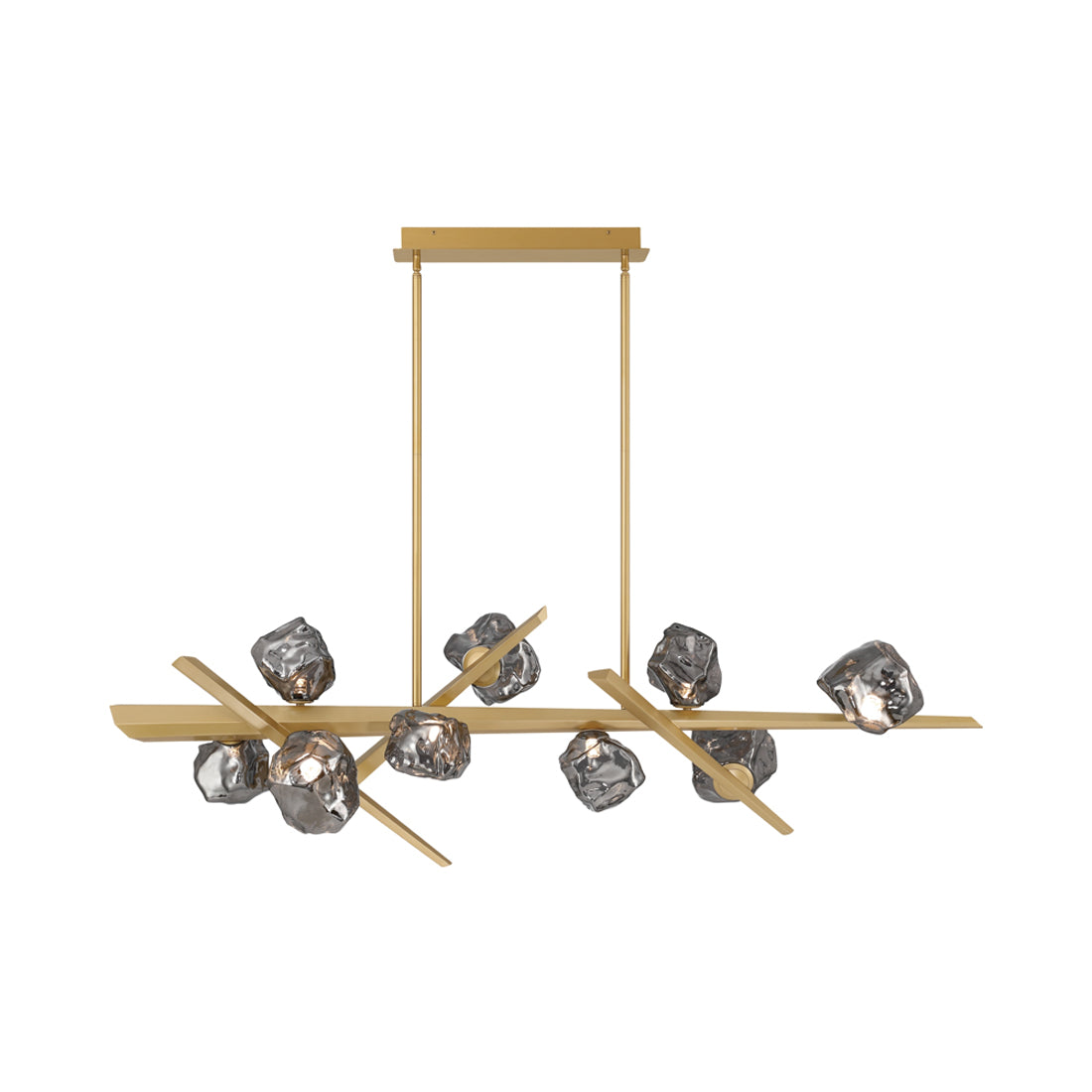 Thorah LED Linear Chandelier in Detail.