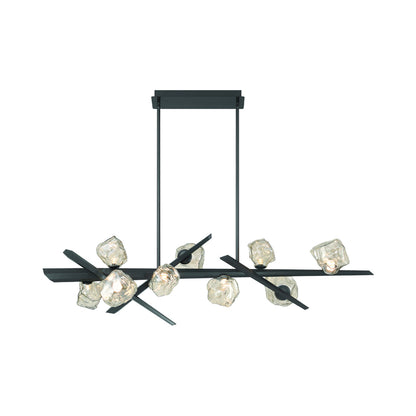 Thorah LED Linear Chandelier in Detail.