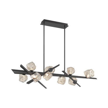 Thorah LED Linear Chandelier in Detail.