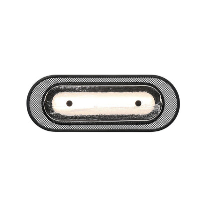 Tramore LED Wall Light in Matte Black (Glass/16-Inch).