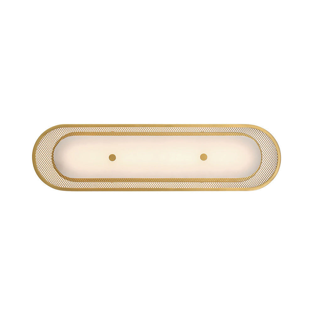 Tramore LED Wall Light in Gold (Alabaster/22-Inch).