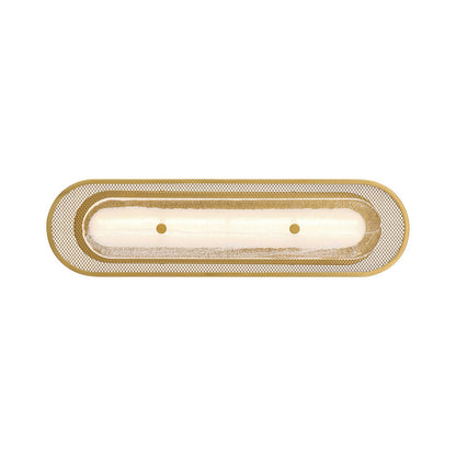 Tramore LED Wall Light in Gold (Glass/22-Inch).