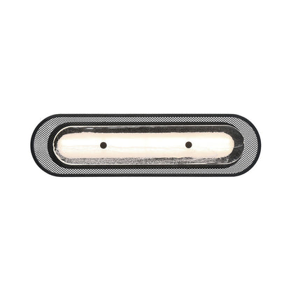 Tramore LED Wall Light in Matte Black (Glass/22-Inch).