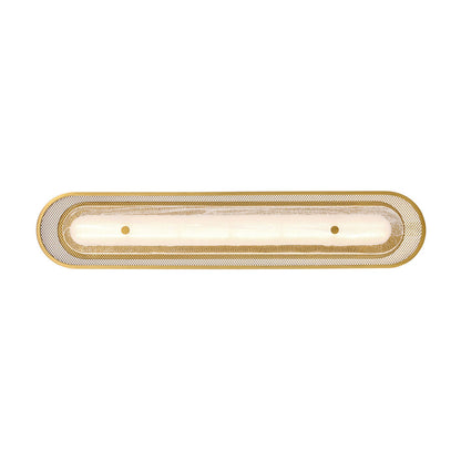 Tramore LED Wall Light in Gold (Glass/30-Inch).