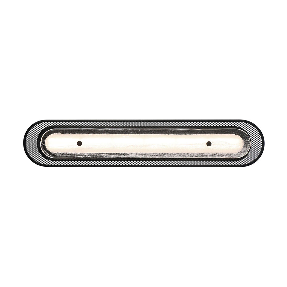 Tramore LED Wall Light in Matte Black (Glass/30-Inch).