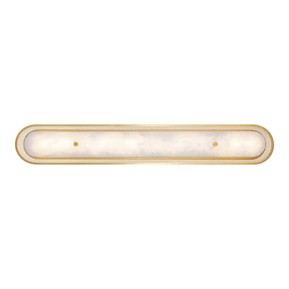 Tramore LED Wall Light in Gold (Alabaster/38-Inch).