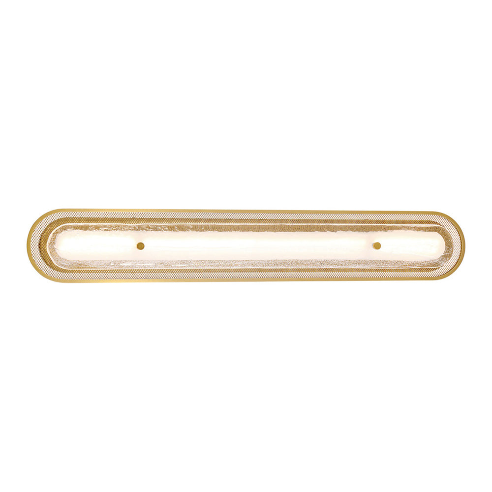 Tramore LED Wall Light in Gold (Glass/38-Inch).