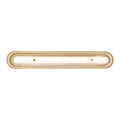 Tramore LED Wall Light in Gold (Glass/38-Inch).