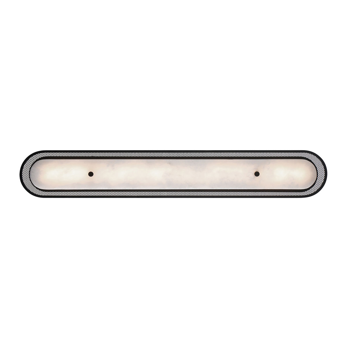 Tramore LED Wall Light in Matte Black (Alabaster/38-Inch).