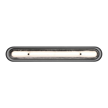 Tramore LED Wall Light in Matte Black (Glass/38-Inch).