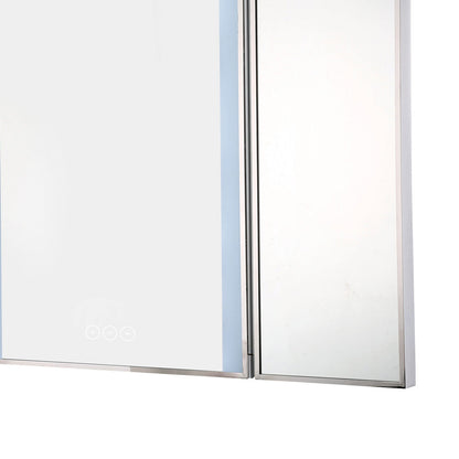 Trias LED Wall Mirror in Detail.