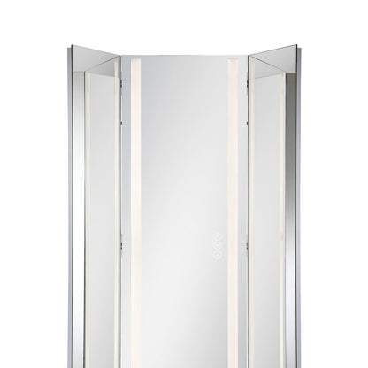 Trias LED Wall Mirror in Detail.